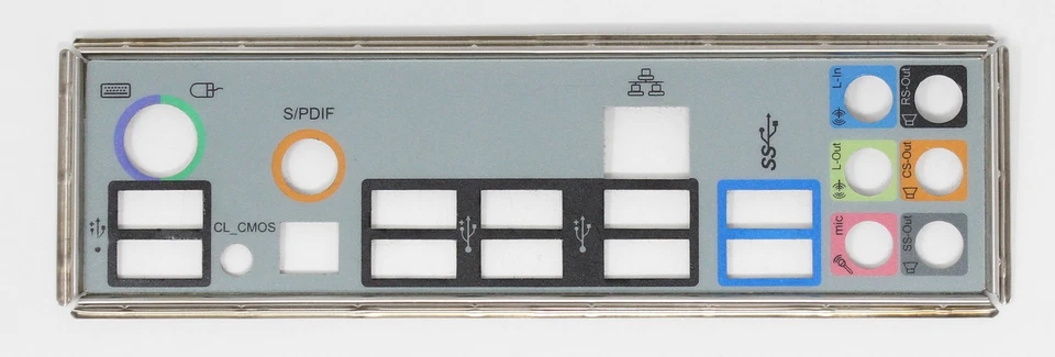 MSI 990FXA-GD65 - ATX Blende Slotblende IO Shield Slotblech (#21233) - Bild 1 von 1