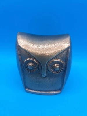 HD Designs MCM Aluminio Búho Tono Dorado 3.6 Pulgadas Mesa Escritorio Estante Figura Foto 1 de 2