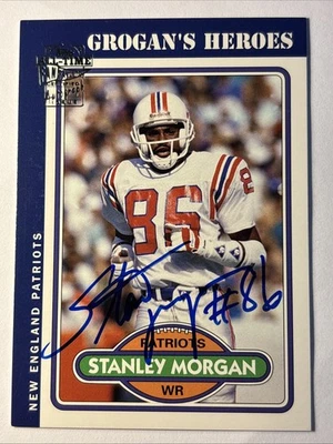 2004 Topps Fan Favorites #SM On Card Autograph Stanley Morgan Patriots!! - Image 1 of 2