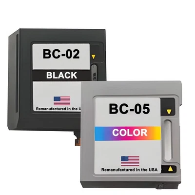 Compatible Ink Cartridge For Canon BC-02 B/BC-05 Color Variation-USA - Image 1 of 2