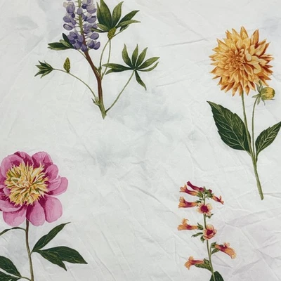 duvet POTTERY BARN 80x90 full/queen cotton vintage garden flowers multicolor - Image 1 of 4