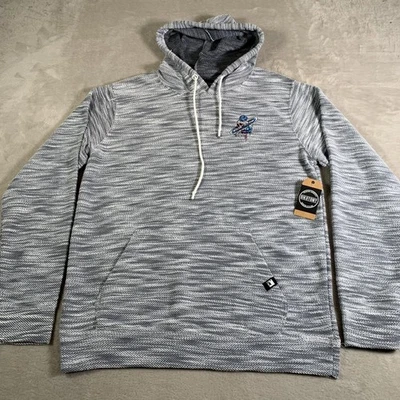 Sudadera con Capucha Dikotomy Para Hombres Grande Gris Pullover Trippy Bordado Gráfico Estándar NUEVO Foto 1 de 4