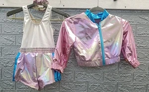 New Weissman Word Up Candy Chrome One Piece & Jacket Multicolor Size 6/6x - Picture 1 of 6