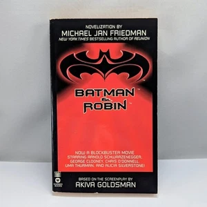 Batman & Robin by Michael Jan Friedman 1997 Vintage 1st Printing Movie Tie-in PB - Picture 1 of 5