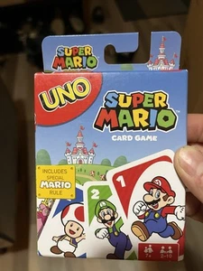 UNO Super Mario Card Game New - Picture 1 of 5