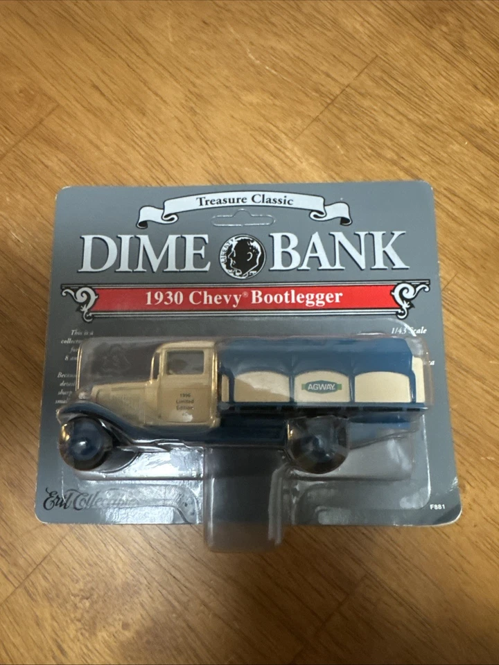 ERTL 1/43 Scale Treasure Classic 1930 Chevy Bootlegger Dime Bank Diecast NIB - Image 1 of 2