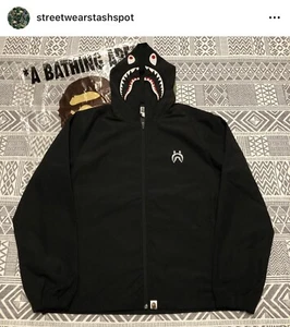 A Bathing Ape Bape Shark Jacket Size Large - Picture 1 of 11