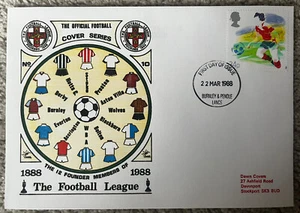 Burnley The Football League First Day Of Issue 22nd March 1988 Dawn Cover - Picture 1 of 1