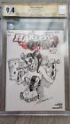 Harley Quinn #0 Blank Cover CGC 9.4 Scott Hanna Signed & Sketched 1 of 1 Custom