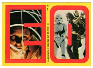 1980 pegatina Topps Empire Strikes Back S. 1 # 11 E & O - Chewy C-3PO (ex-mt) B - Imagen 1 de 2