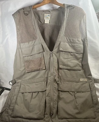 TRAVEL SMITH MENS Field XL VEST MULTI POCKET FISHING Hunting Safari PHOTOGRAPHY - Image 1 of 4