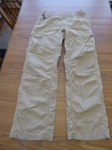 The North Face Men's Small Khaki Hiking Outdoor Nylon Cargo Pants Very Good Pre - Picture 1 of 9