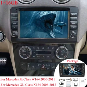 9'' For Mercedes ML-W164 GL-X164 Stereo Radio GPS Player Android 10.1 Head Unit - Picture 1 of 12