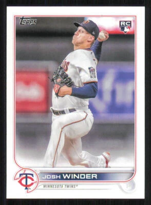 2022 Topps Update #US6 Josh Winder RC - Image 1 of 2