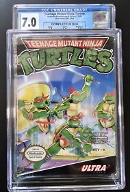 Teenage Mutant Ninja Turtles, Graded 7.0 CGC Universal Grade (NES, 1989) 