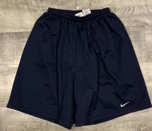 Nike Navy Blue Mesh Style Athletic Shorts Women’s Size Small In EUC - Picture 1 of 5