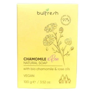 Natural Seife Kamilie & Rose mit Rosenöl und Kamilieextrakt - Bulfresh - Bild 1 von 1