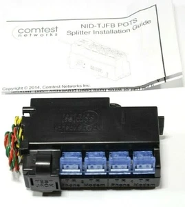 Comtest Networks Splitter Full Bonded Dual VDSL2/Test Jack NID-TJFB - Picture 1 of 3
