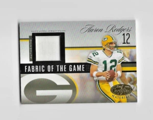 Aaron Rodgers 2006 Leaf Certified Materials Fabric Of The Game Patch Relic 24/25 - Picture 1 of 3