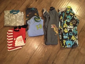 Boys Size 5T Pajamas~Lot Of 8 Pcs.~VGC~Old Navy, Carter's, Shelry Brands - Picture 1 of 3