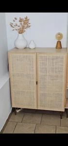 2 door Rattan Maison Du Monde Cupboard - Picture 1 of 6