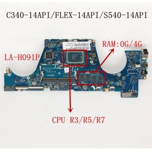LA-H091P For Lenovo C340-14API/S540-14API Motherboard CPU R3/R5/R7 RAM 0G/4GB - Picture 1 of 3