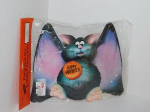 Vintage Halloween Fledermaus Dekoration Karton Carlton Karten aufklappbar fliegende Angst - Bild 1 von 9