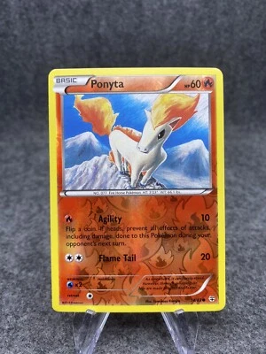 Pokémon TCG Ponyta Generations 14/83 Reverse Holo Common LP - Image 1 of 2
