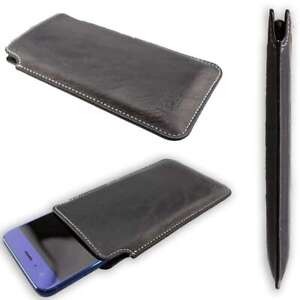 caseroxx Business-Line Case for Meizu M3 Note in black made of faux leather