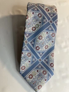 Gimbels Paisley Blue Colorful men’s tie by Prince Igor Vintage - Picture 1 of 3