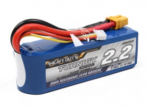 Turnigy Heavy Duty 2200mAh 3S 11.1V 60C 120C Lipo Battery Pack XT60U 12AWG Wire - Picture 1 of 1