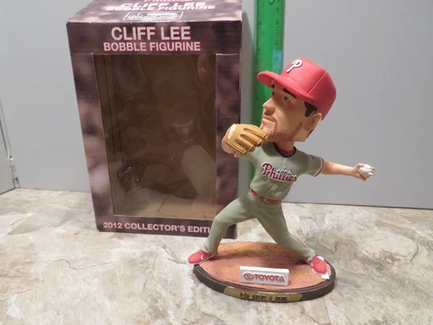 2012 PHILADELPHIA PHILLIES CLIFF LEE (GRAY JERSEY) VARIANT BOBBLEHEAD SGA (MINT) Cover