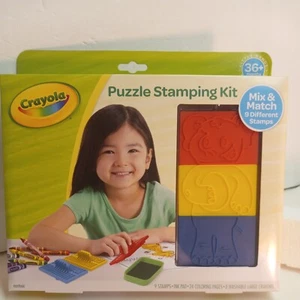 NEW Crayola Puzzle Stamping Kit - Picture 1 of 6