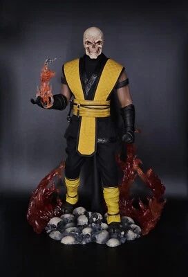 CUSTOM 1/6 12" Skull Head Sculpt Skeletor Scorpion Death Dealer Ghostrider A - Image 1 of 4