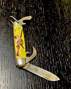 Vintage Walt Disney Davy Crockett Single Blade Pocket Knife Knives Collectible - Picture 1 of 14
