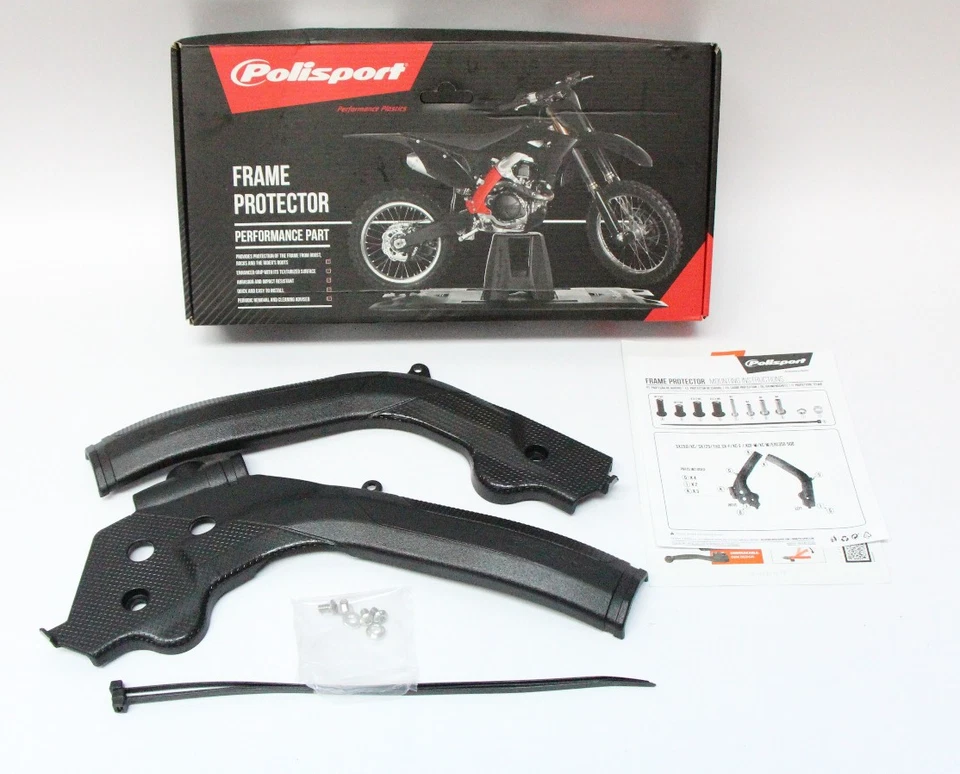 Polisport Frame Protector Black for Select KTM Hasqvarna 8466600001 - Изображение 1 из 4