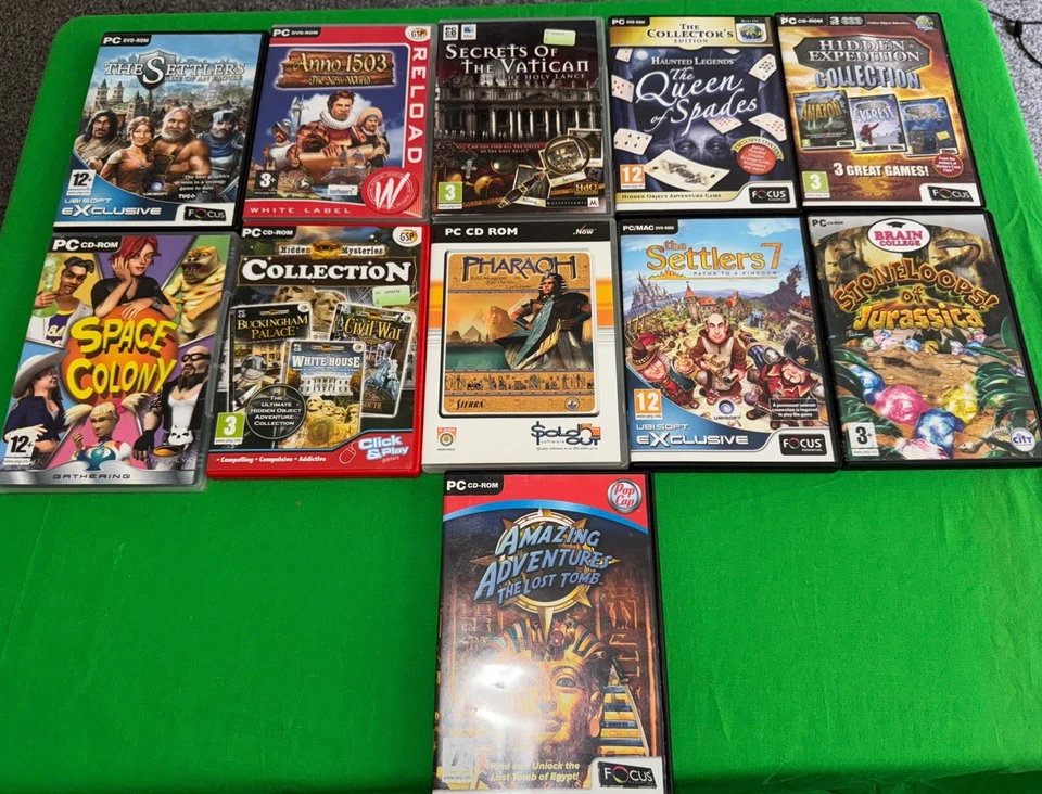 11 X HIDDEN OBJECT, PUZZLE, ADVENTURE PC GAMES BUNDLE - Image 1 of 1