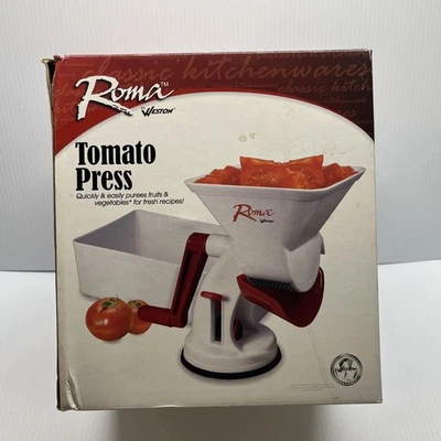 Roma By Weston Tomato Press 67-1001-W Puree Sauce - Image 1 of 4