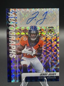 2021 Panini Mosaic Jerry Jeudy #A-JEJ Auto Prizm Denver Broncos - Picture 1 of 2