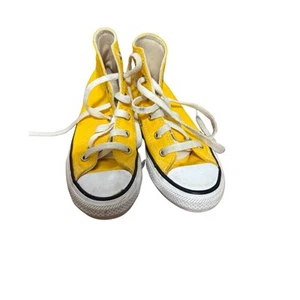 Converse Kids Chuck Taylor All Star High Top Shoes Yellow Size 12 - Picture 1 of 8