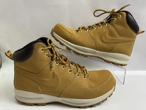 Nike Manoa Stivali Pelle Impermeabili Grano Marrone 454350-700 Uomo 11,5 - Foto 1 di 13