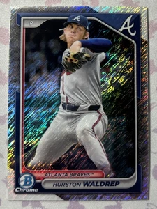 2024 Bowman Chrome Prospects Hurston Waldrep Shimmer Refractor #BCP-190 - Picture 1 of 1