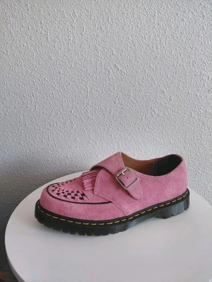 NWOB Dr Martens Ramsey Monk Shoes Men11 /L12 Pink Suede Kiltie Platform Creeper  - Image 1 of 4