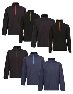 Regatta Navigate 30% Recycled Polyester Contrast Quarter Half Zip Fleece Top - Picture 1 of 9