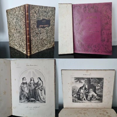Album de Gravures XIXé Belle Reliure Paris 1840 French Etchings 19thC - Photo 1/4