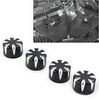 4 Pcs CNC Motorcycle Engine Screw Topper Cover Head Bolt Caps For Harley 883 New