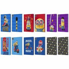 OFFICIAL MINIONS MINION BRITISH INVASION LEATHER BOOK WALLET CASE FOR APPLE iPAD