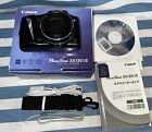 Canon Powershot Sx130is Digital Camera Black 12Mp,12X,F/3.4,3In,Exc,From Japan