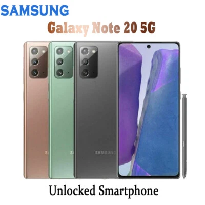 Nuevo Samsung Galaxy Note 20 5G N981U 128GB Smartphone SIM FREE Sbloccato 6.7"  - Immagine 1 di 4