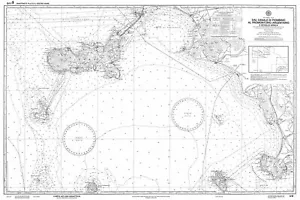 CARTA NAUTICA DIDATTICA 5 D ARROTOLATA ESERCITAZIONE PATENTE NAUTICA CARTEGGIO - Bild 1 von 1